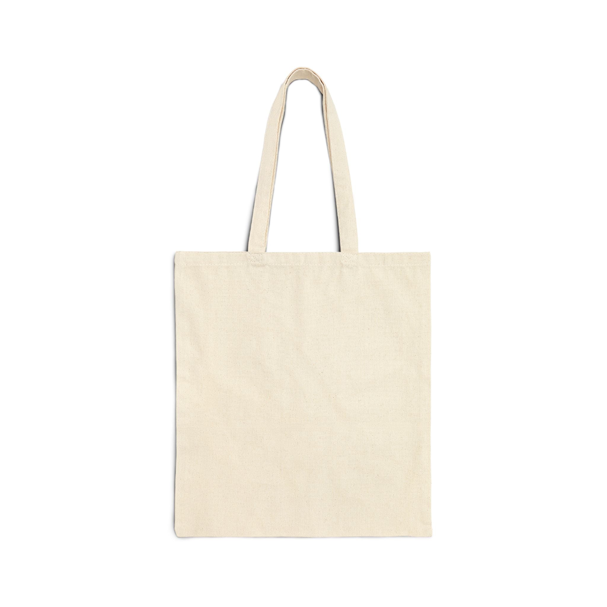 Tote Bag — Retro Palm Tree Sunset Beach Canvas Tote