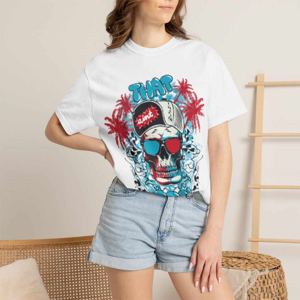 That’s Cool Skull T-Shirt — Retro Beach Skull Graphic Tee