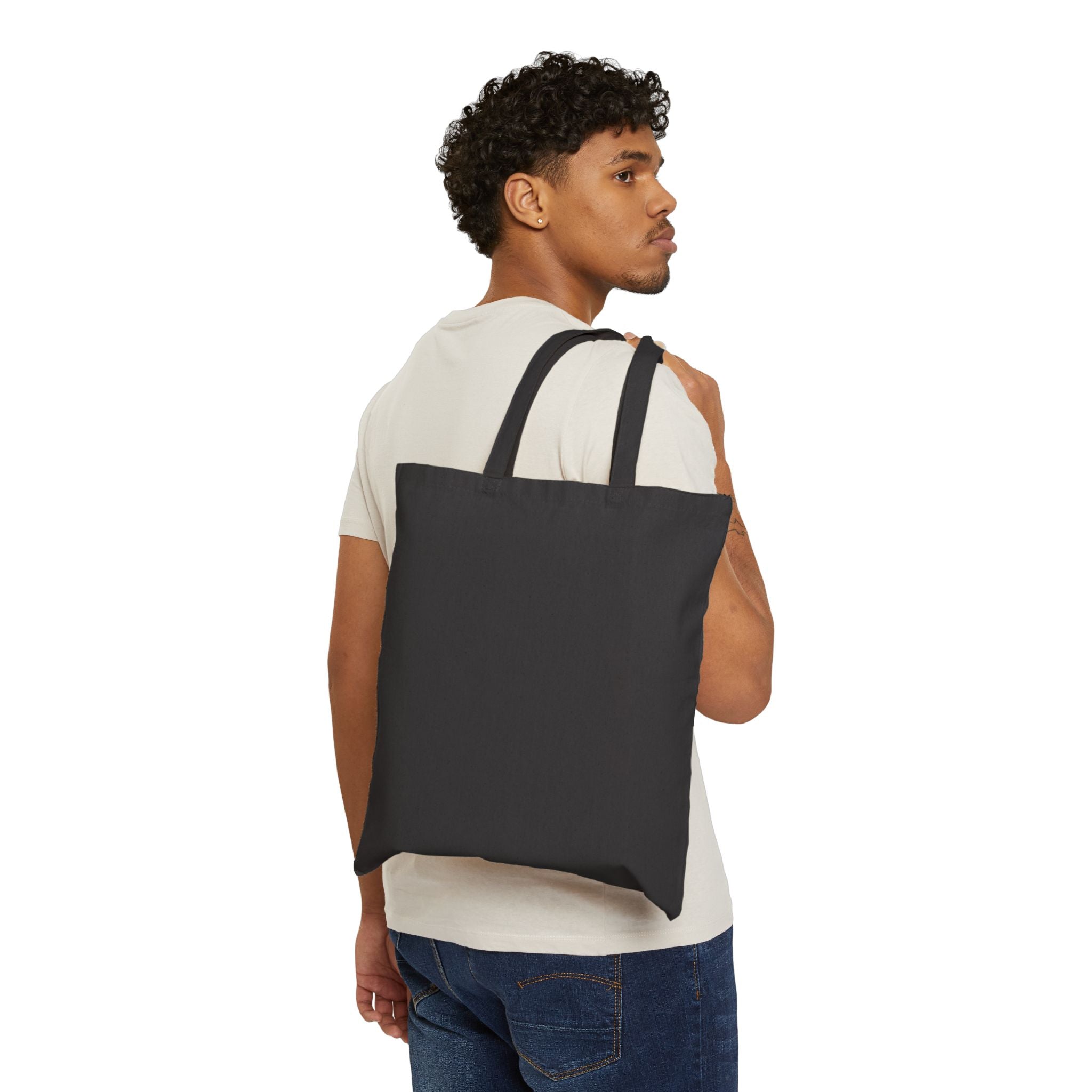 Tote Bag — Retro Palm Tree Sunset Beach Canvas Tote
