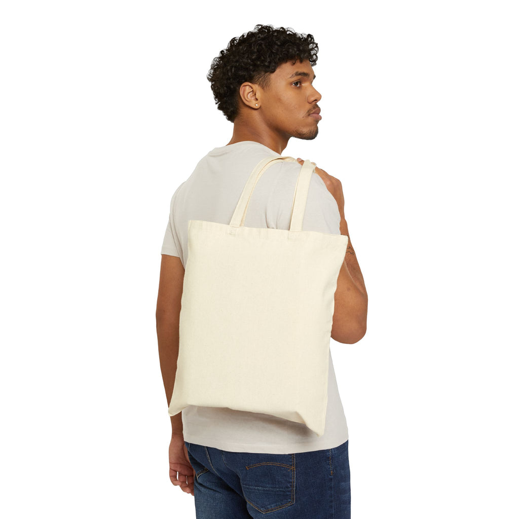 Tote Bag — Retro Palm Tree Sunset Beach Canvas Tote